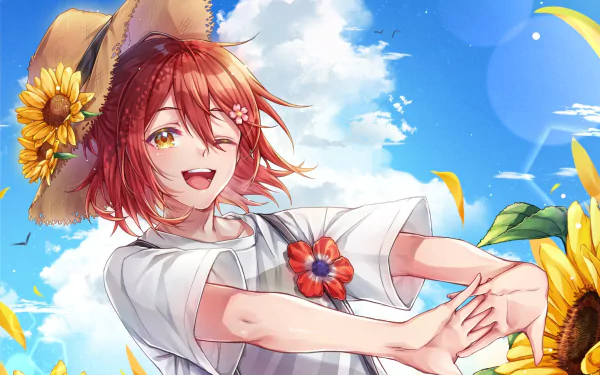 Holostars Hanasaki Miyabi Anime Virtual Youtuber HD Desktop Wallpaper | Background Image