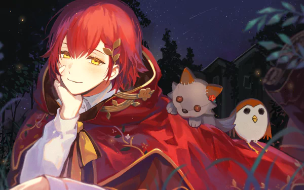 Holostars Hanasaki Miyabi Anime Virtual Youtuber HD Desktop Wallpaper | Background Image