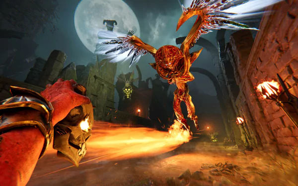 video game Metal: Hellsinger HD Desktop Wallpaper | Background Image