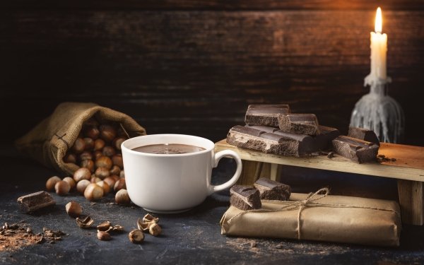 Photography Still Life Coffee Chocolate HD Wallpaper | Background Image