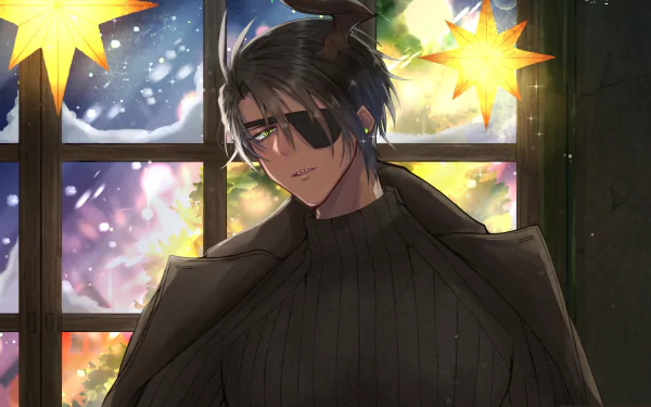 Holostars Aragami Ouga Anime Virtual Youtuber HD Desktop Wallpaper | Background Image