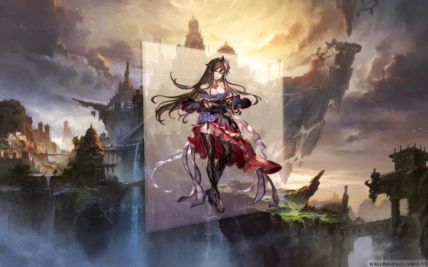  Rosetta (Granblue Fantasy), picture-in-picture,fantasy girl