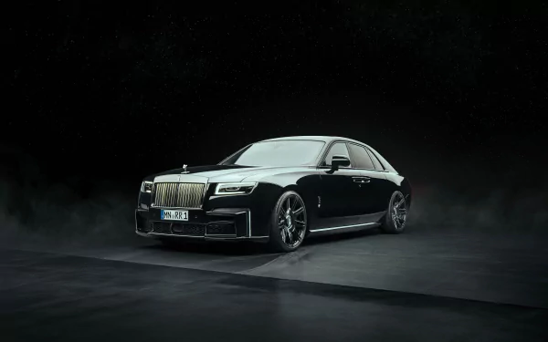 vehicle Rolls-Royce Black Badge Ghost HD Desktop Wallpaper | Background Image