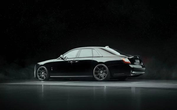 vehicle Rolls-Royce Black Badge Ghost HD Desktop Wallpaper | Background Image