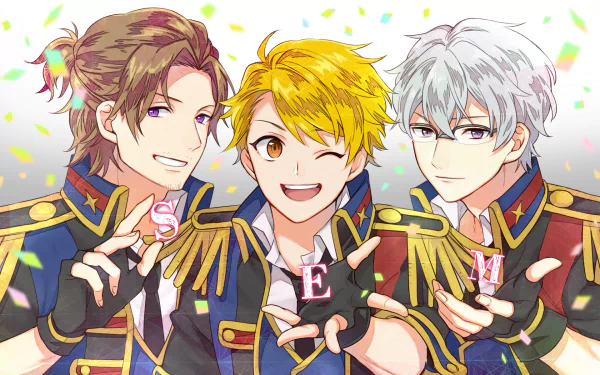 Michio Hazama Rui Maita Jiro Yamashita Anime THE iDOLM@STER: SideM HD Desktop Wallpaper | Background Image