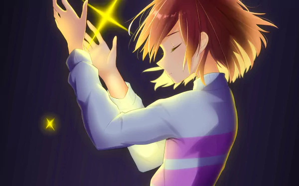 Frisk (Undertale) video game Undertale HD Desktop Wallpaper | Background Image