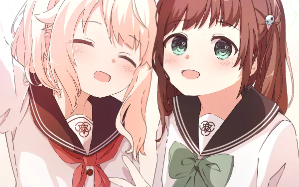 Yutori Natsu Kurimura Airi video game Blue Archive HD Desktop Wallpaper | Background Image