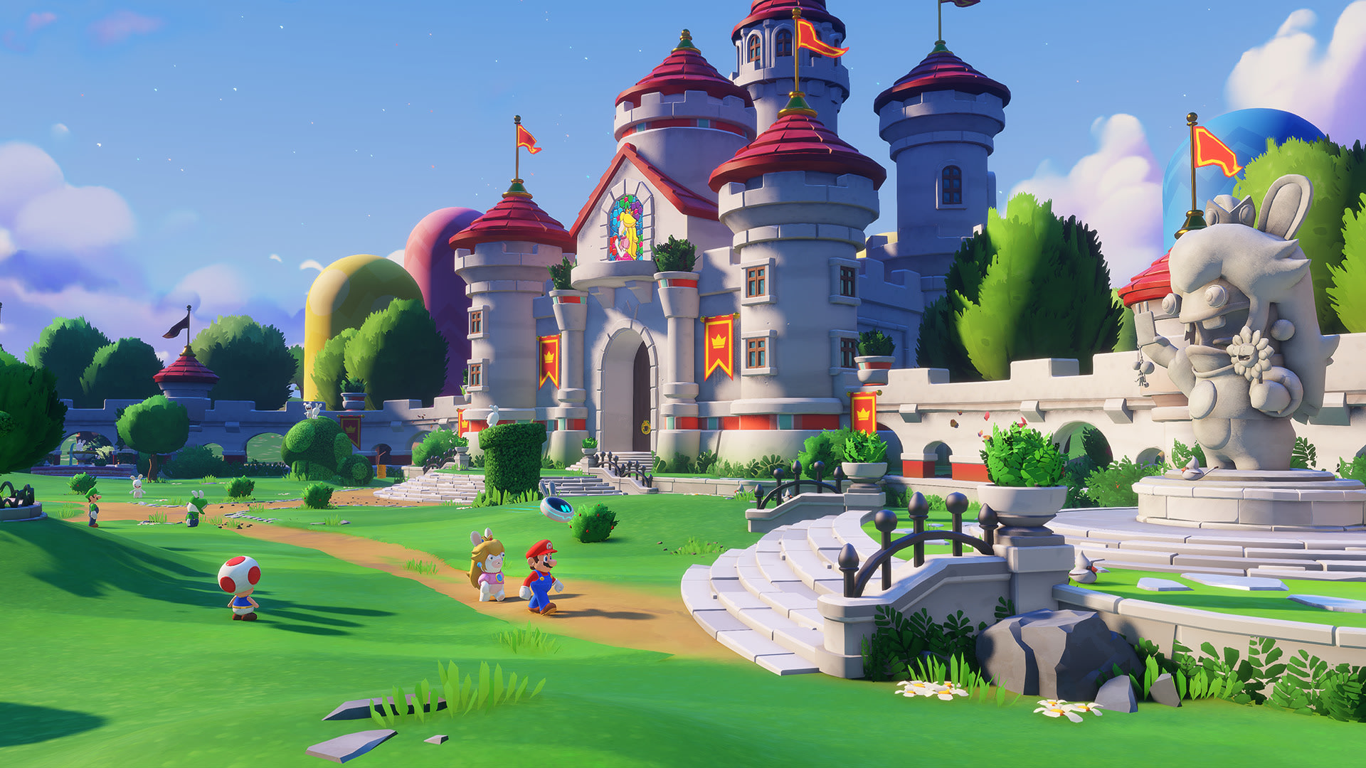 Video Game Mario + Rabbids Sparks of Hope HD Wallpaper | Background Image
