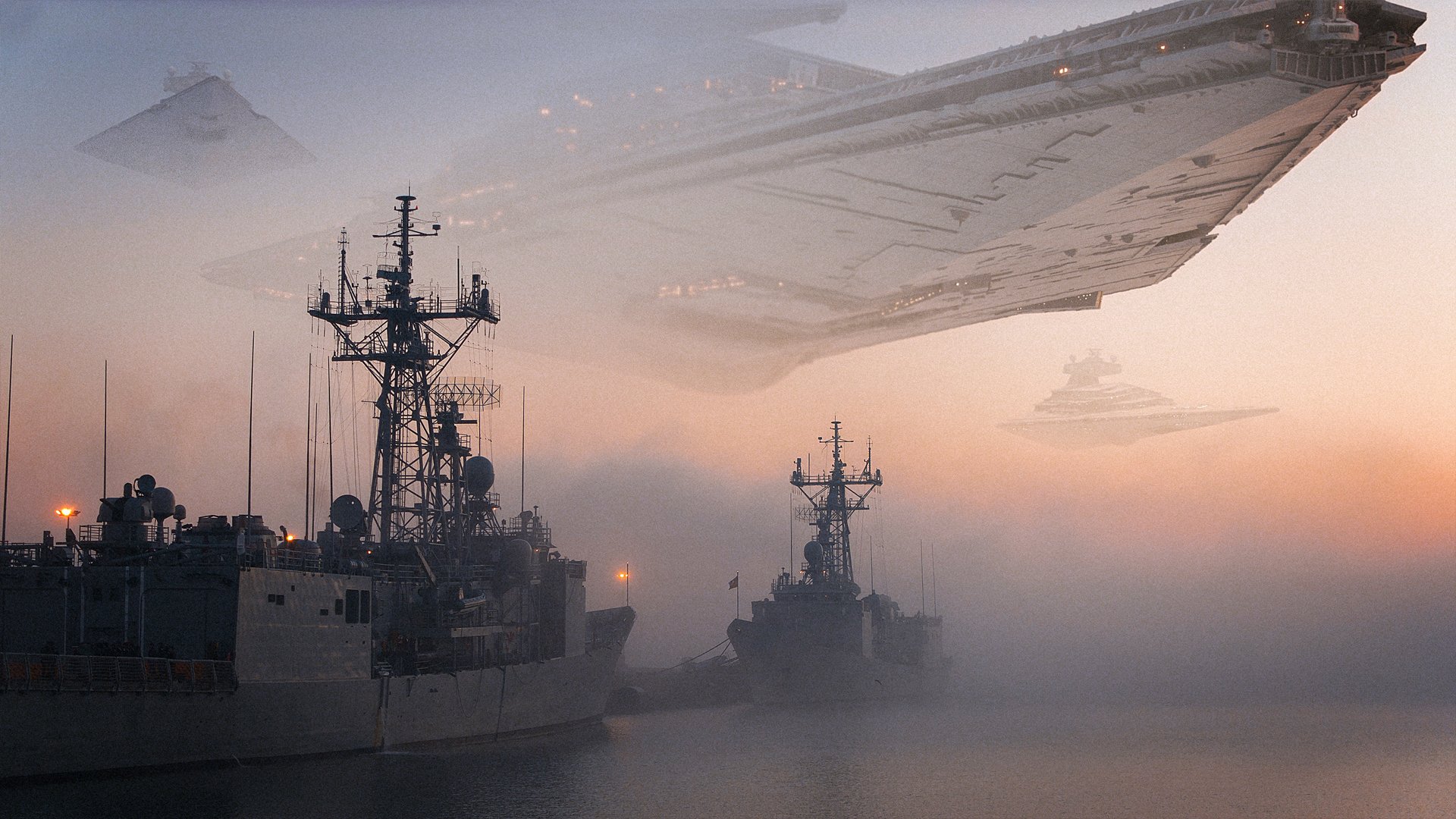 Download Battleship Star Destroyer Sci Fi Space Invasion HD Wallpaper