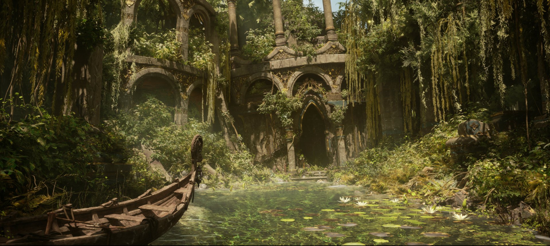 Download Fantasy Ruin HD Wallpaper by Sylvia Cheng