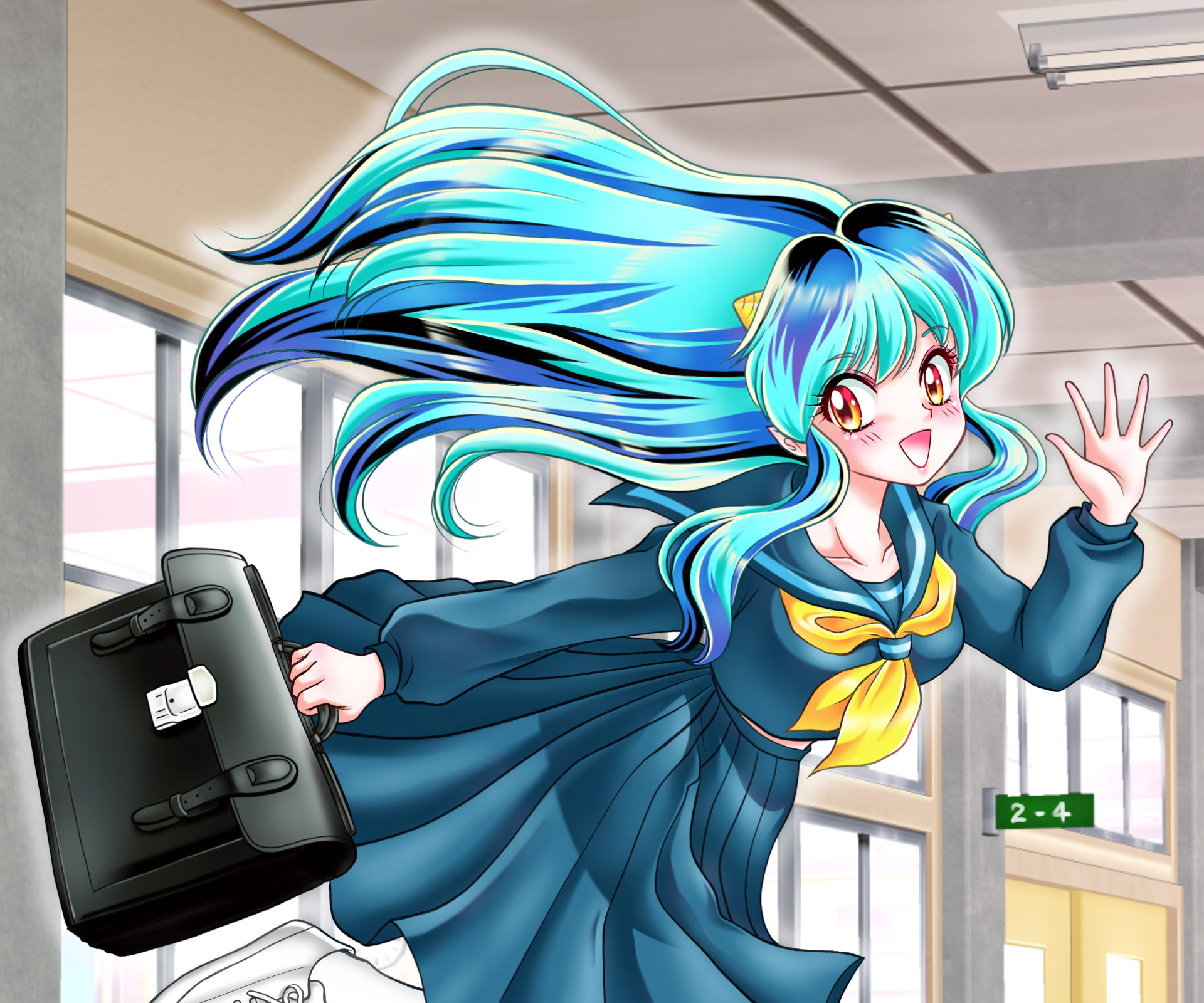 Download Lum (Urusei Yatsura) Anime Urusei Yatsura (2022) HD Wallpaper