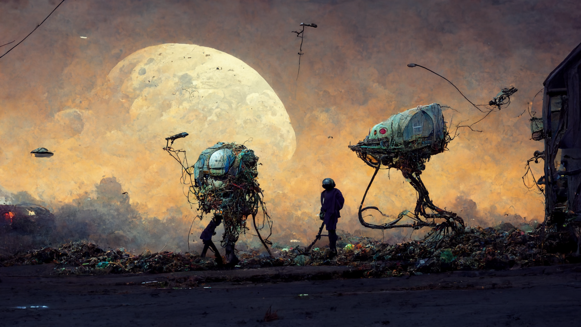 Alien garbage pickup by vinny47