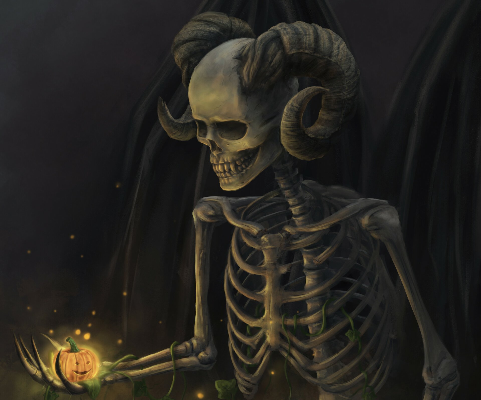 Download Dark Demon HD Wallpaper by Ralitsa Ivanova