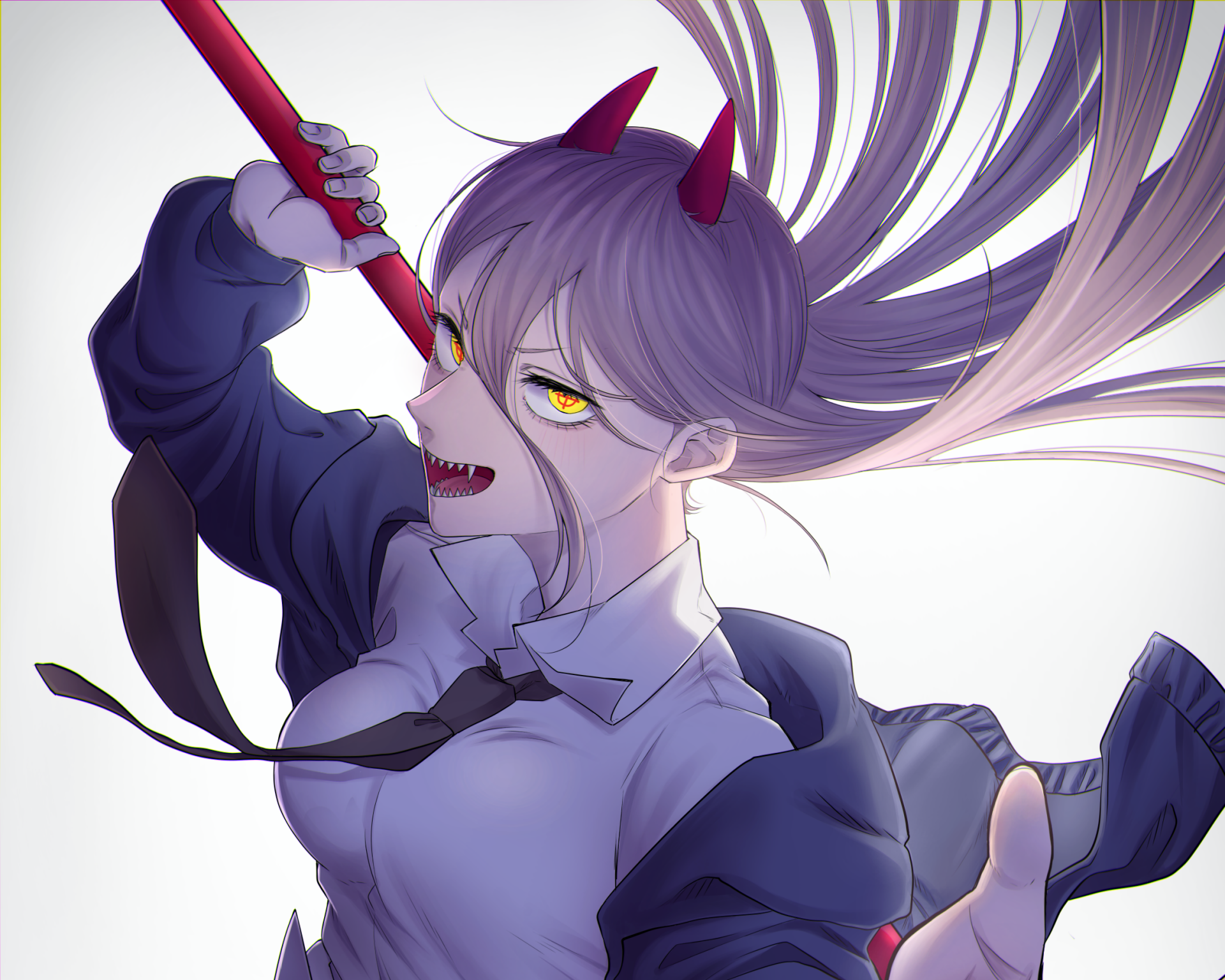 Download Power (Chainsaw Man) Anime Chainsaw Man HD Wallpaper by この