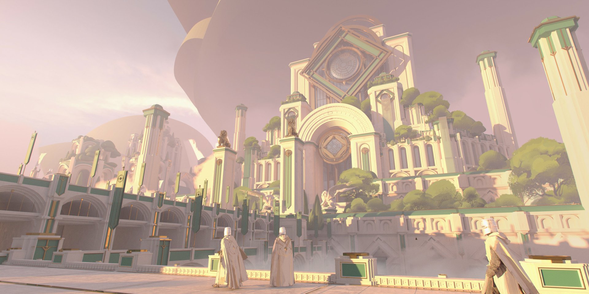 Download Fantasy Building HD Wallpaper by Tai Le