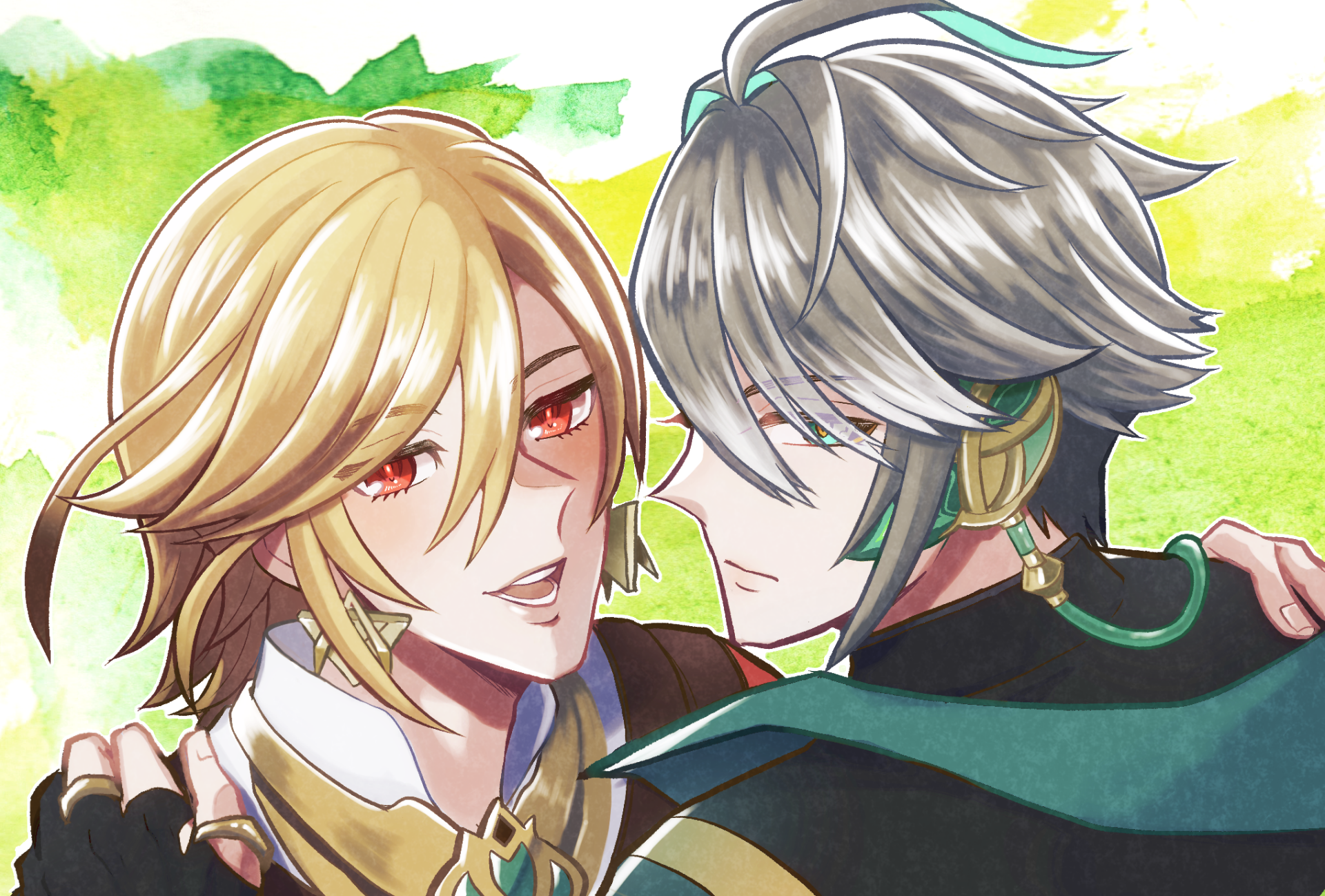 Download Al-haitham (Genshin Impact) Kaveh (Genshin Impact) Video Game Genshin Impact HD Wallpaper by 甘川うたね