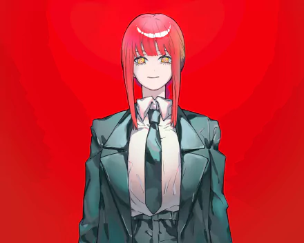 Makima (Chainsaw Man) Anime Chainsaw Man HD Desktop Wallpaper | Background Image