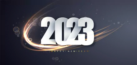 Happy New Year holiday New Year 2023 HD Desktop Wallpaper | Background Image
