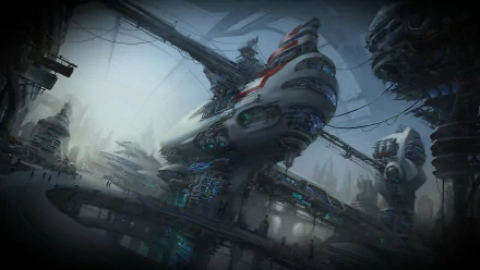 Sci Fi city sci fi city HD Desktop Wallpaper | Background Image