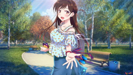 Chizuru Ichinose Anime Rent-A-Girlfriend HD Desktop Wallpaper | Background Image