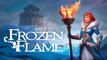 video game Frozen Flame HD Desktop Wallpaper | Background Image
