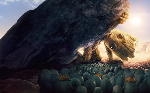 Baby Groot TV Show I Am Groot HD Desktop Wallpaper | Background Image