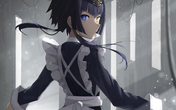  Candace in maid costume