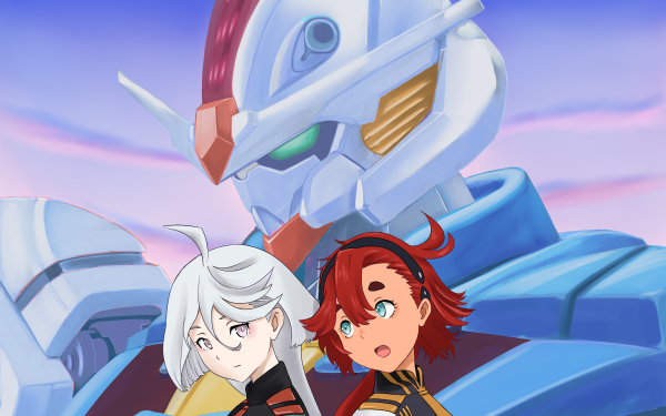 Anime Mobile Suit Gundam: The Witch from Mercury Gundam Miorine Rembran Suletta Mercury HD Wallpaper | Background Image
