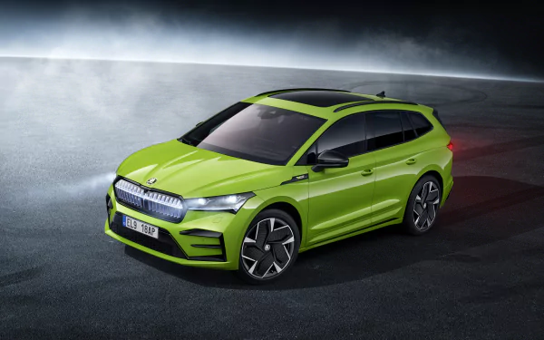 vehicle Skoda Enyaq RS iV HD Desktop Wallpaper | Background Image