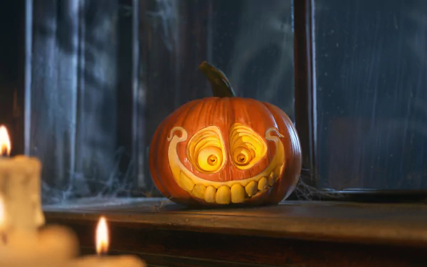 jack-o'-lantern holiday halloween Pumpkinhead HD Desktop Wallpaper | Background Image