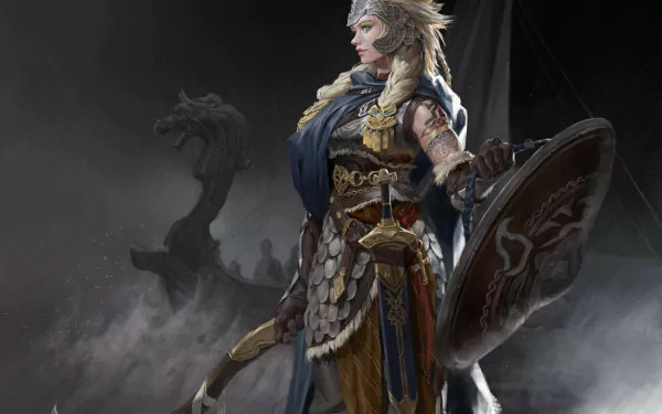 fantasy viking HD Desktop Wallpaper | Background Image
