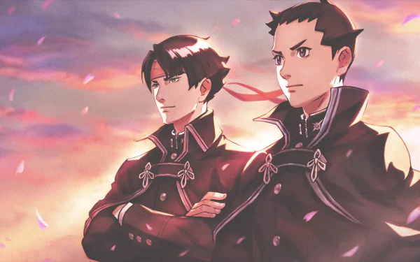 Ryunosuke Naruhodo Kazuma Asogi video game The Great Ace Attorney Chronicles HD Desktop Wallpaper | Background Image