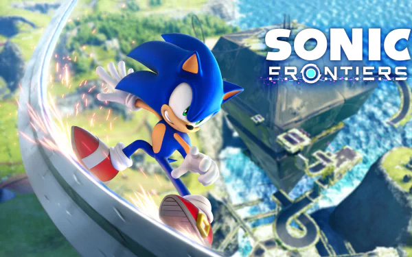 Sonic the Hedgehog video game Sonic Frontiers HD Desktop Wallpaper | Background Image