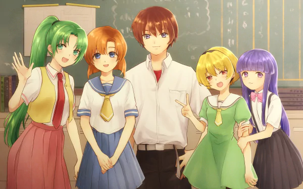 Anime Higurashi When They Cry HD Desktop Wallpaper | Background Image