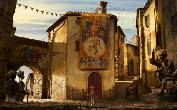 movie Guillermo del Toro's Pinocchio HD Desktop Wallpaper | Background Image