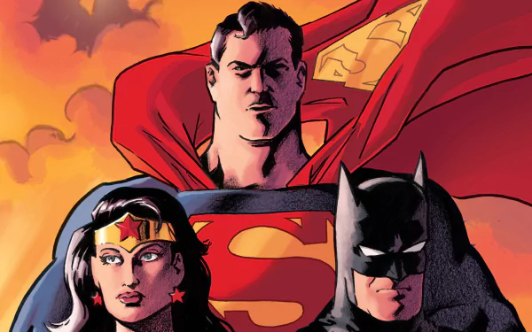Superman Wonder Woman Batman Comic trinity HD Desktop Wallpaper | Background Image