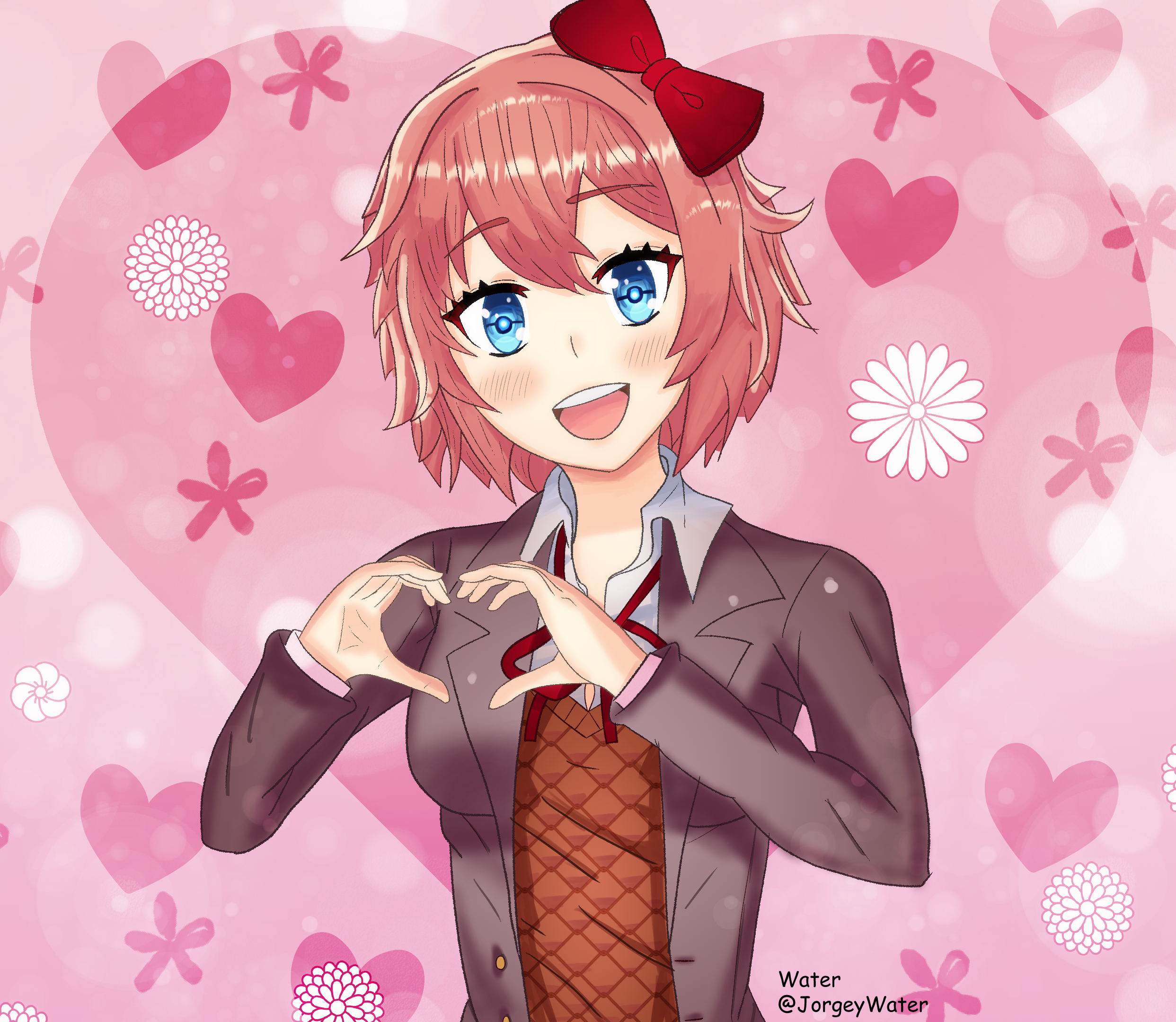 Download Sayori (Doki Doki Literature Club!) Video Game Doki Doki  Literature Club! HD Wallpaper