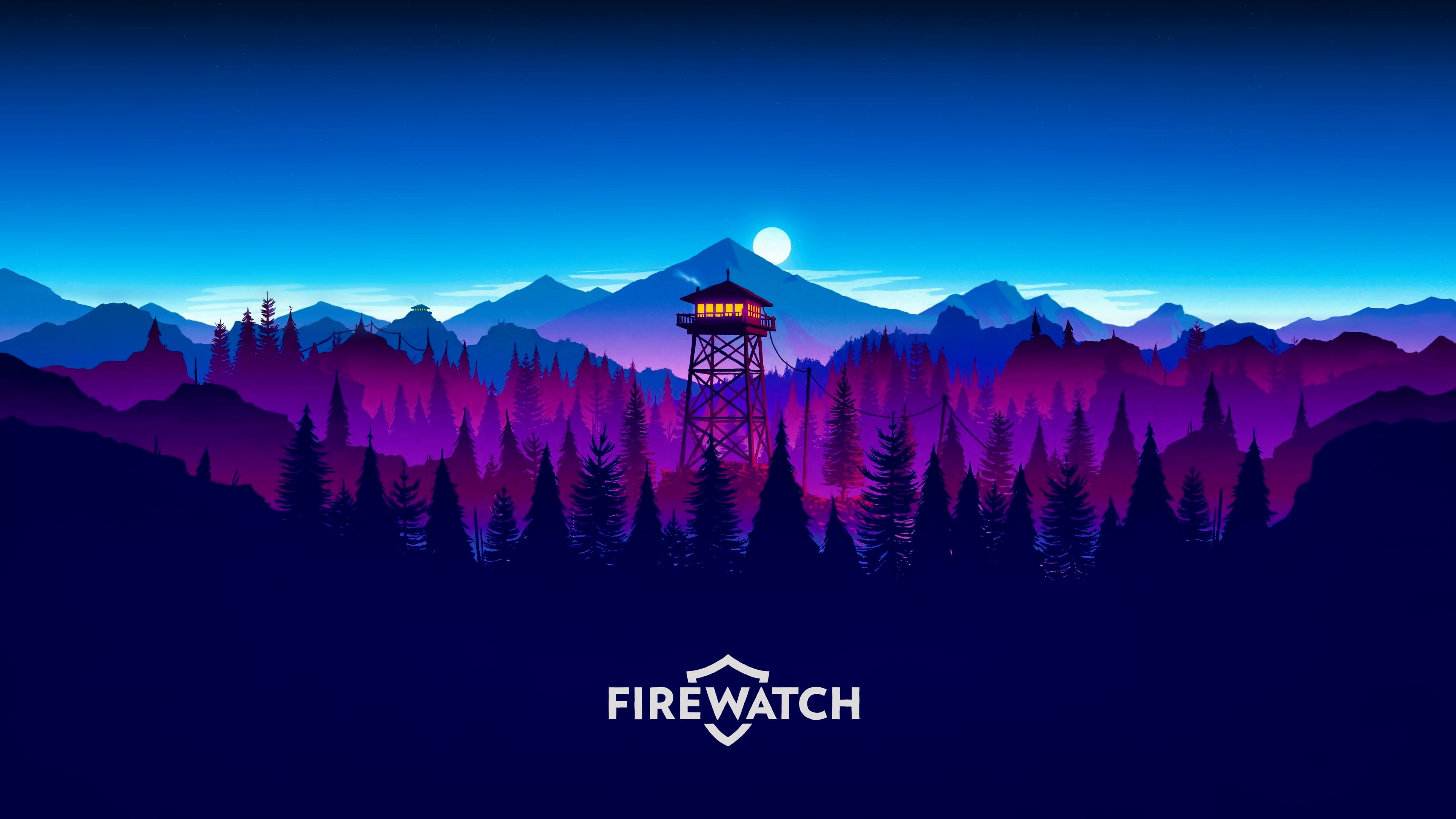 Wallpaper ID: 422815 / Video Game Firewatch Phone Wallpaper, Rectangle,  Mountain, Polyscape, 828x1792 free download