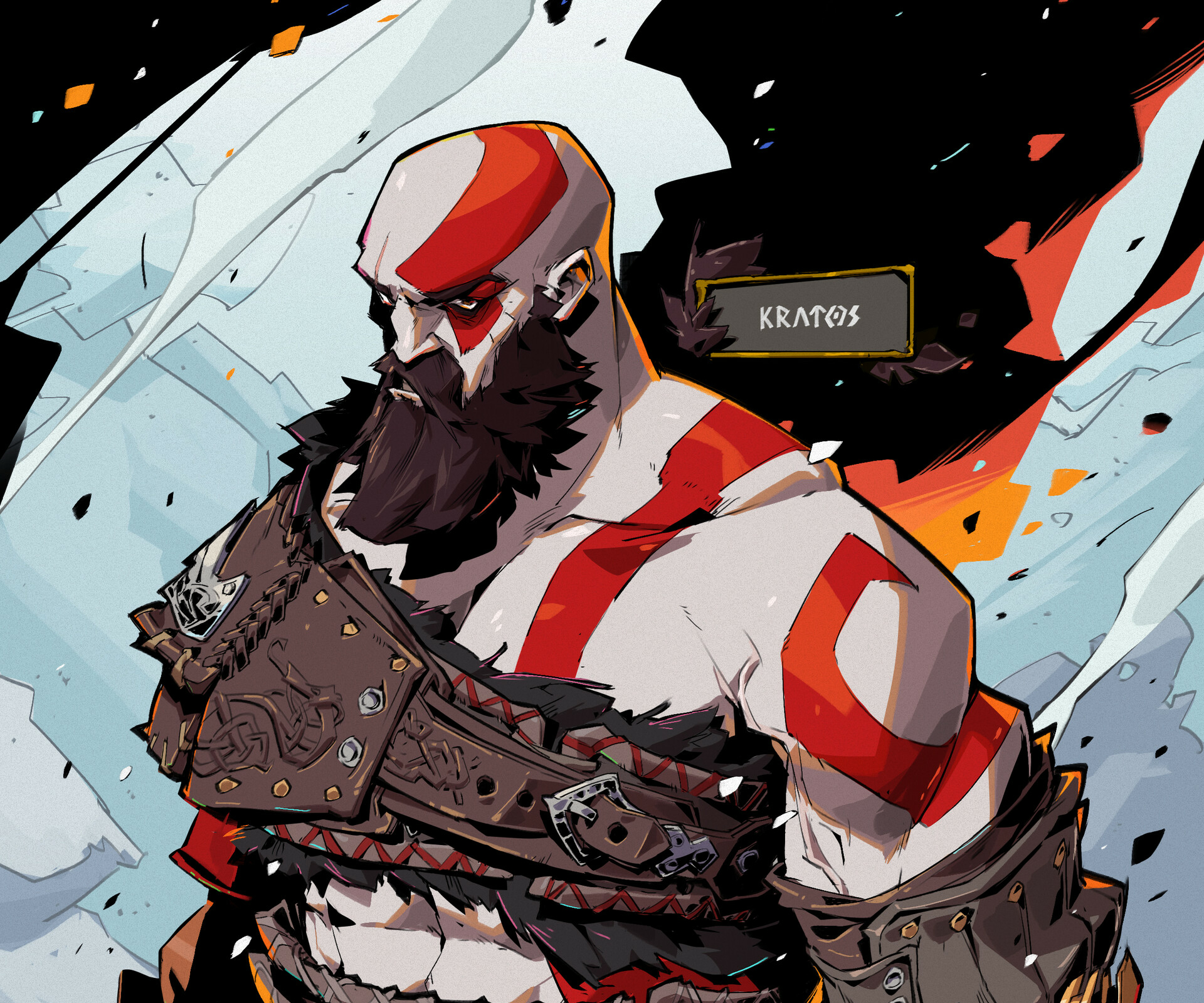 God of War x Hades Kratos by John Patrick Gañas