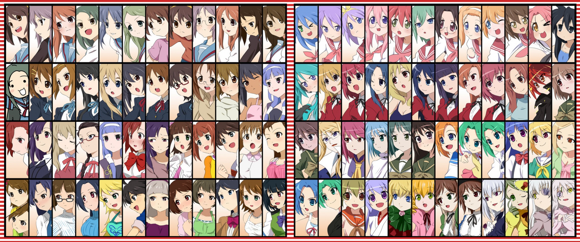 Anime Crossover Desktop Wallpaper
