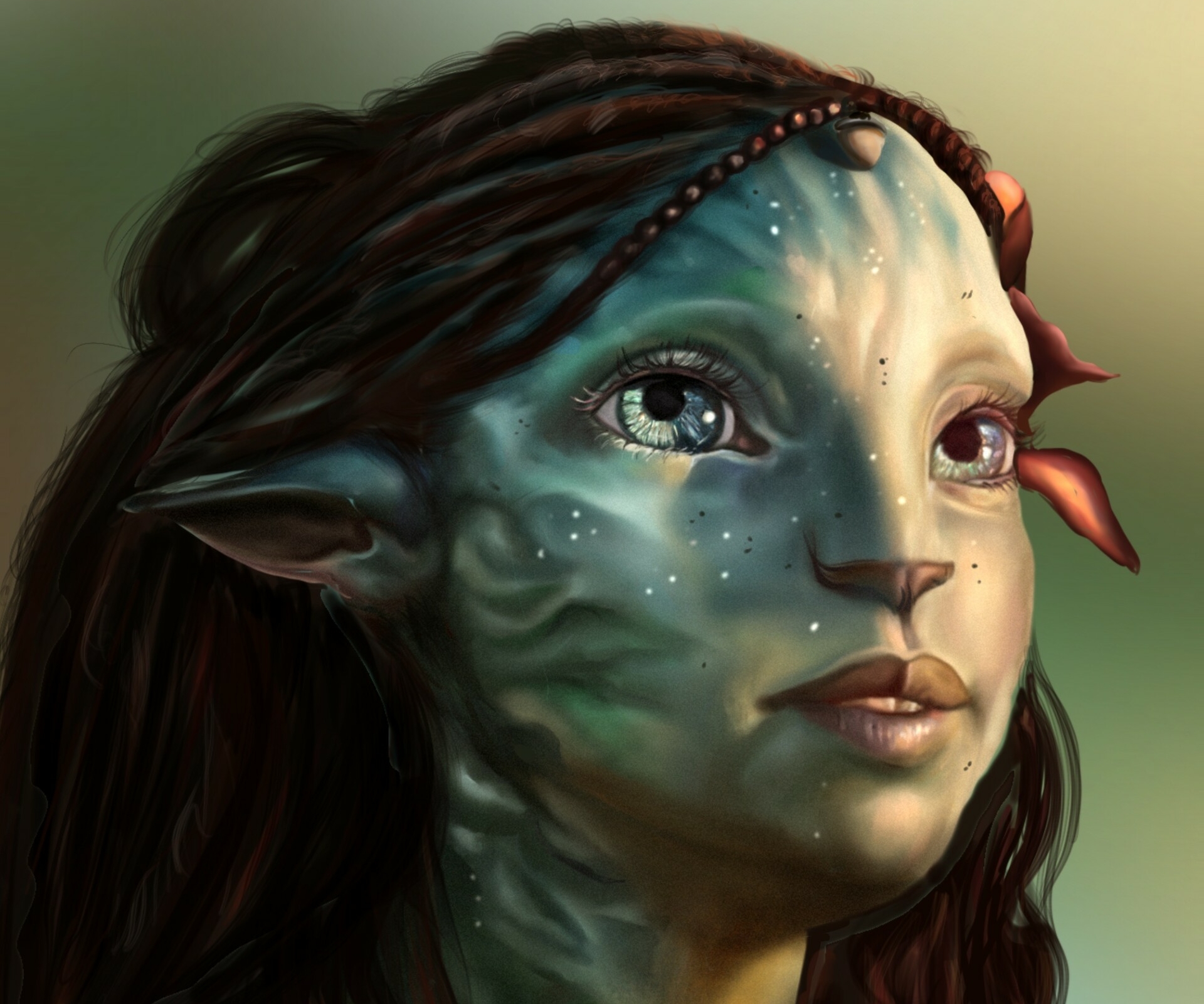 Tsireya from Avatar 2 the way of water by Siha Sorrows