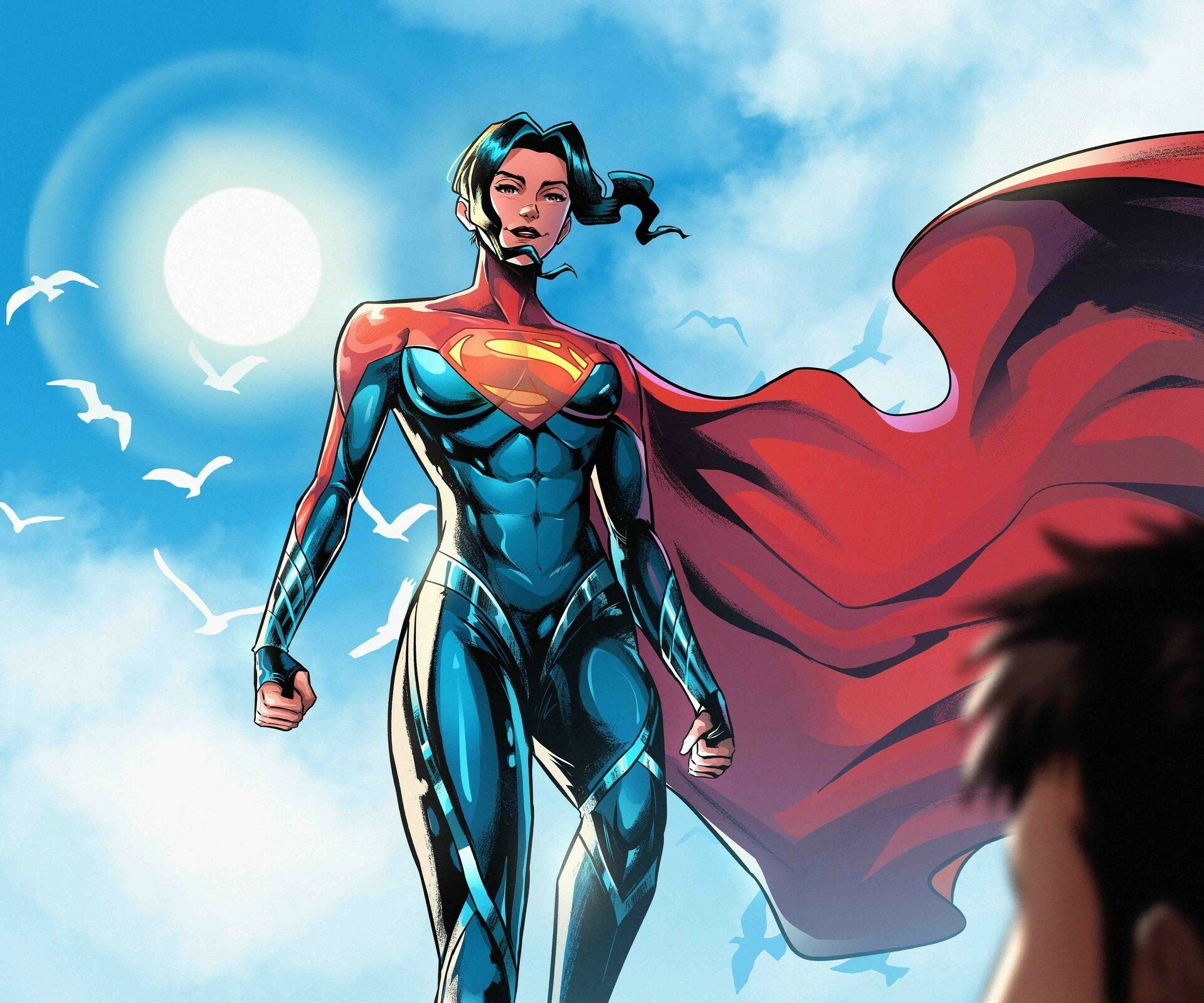 Download Comic Supergirl HD Wallpaper by Mayank Kumarr