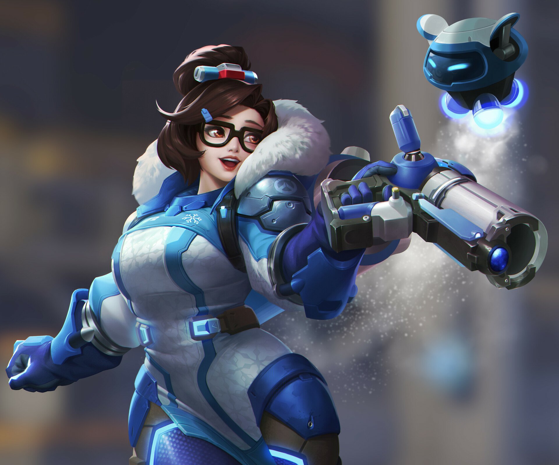 Download Mei (Overwatch) Video Game Overwatch 2 HD Wallpaper by zeng