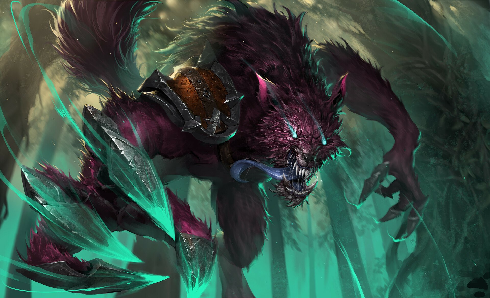 Download Dark Werewolf HD Wallpaper by Ajet