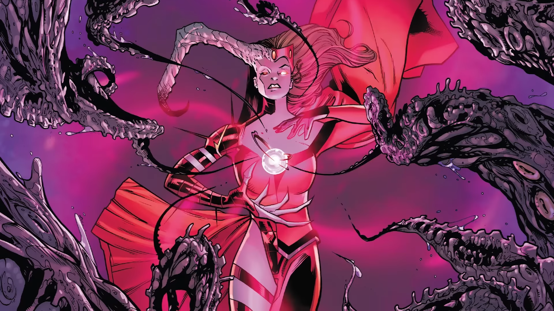 Scarlet witch vs chthon