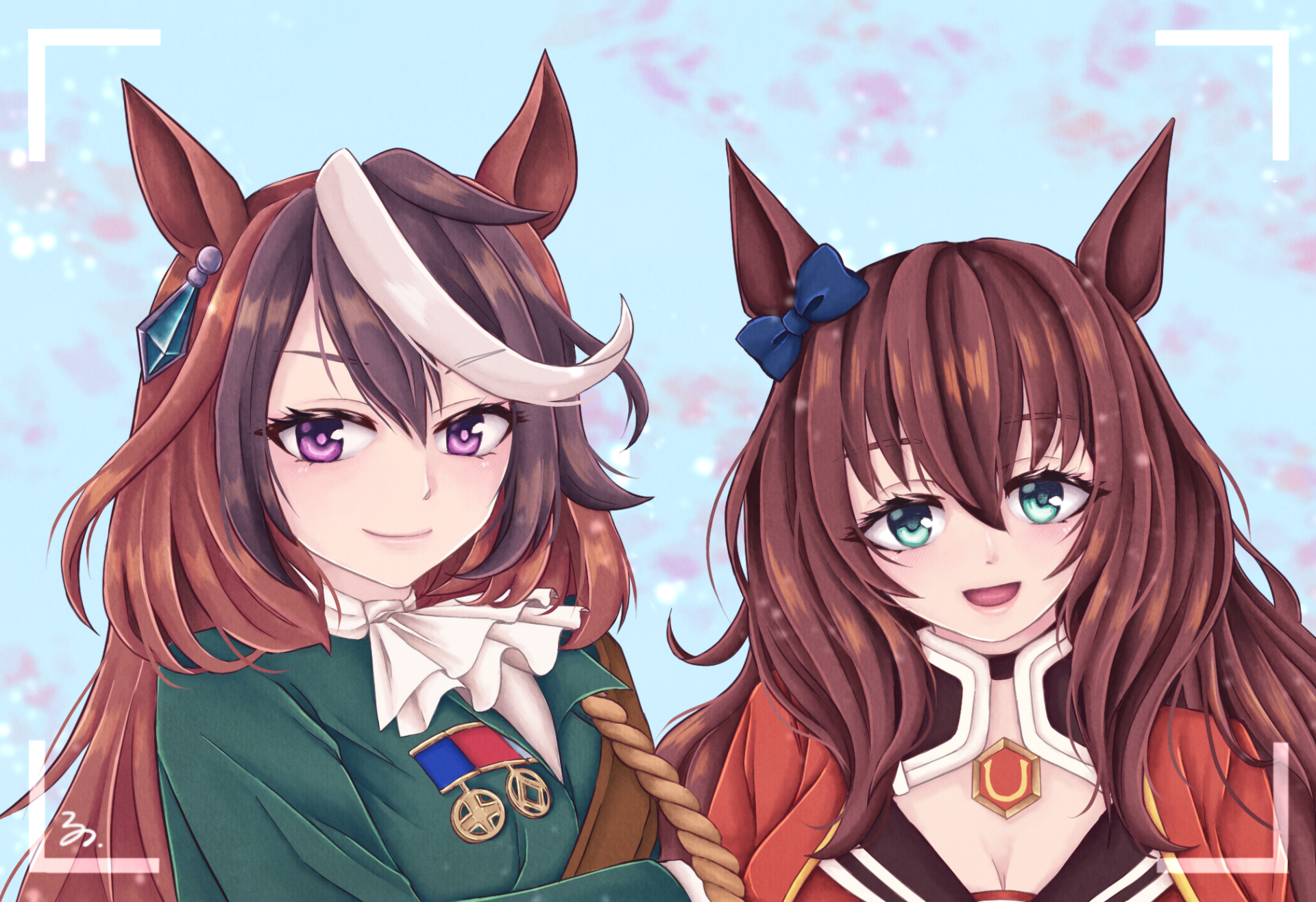 Download Maruzensky (Uma Musume) Symboli Rudolf Anime Uma Musume: Pretty Derby HD Wallpaper