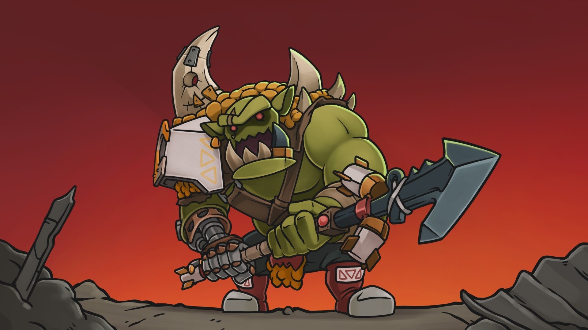 Download Video Game Warhammer 40K: Shootas, Blood & Teef HD Wallpaper