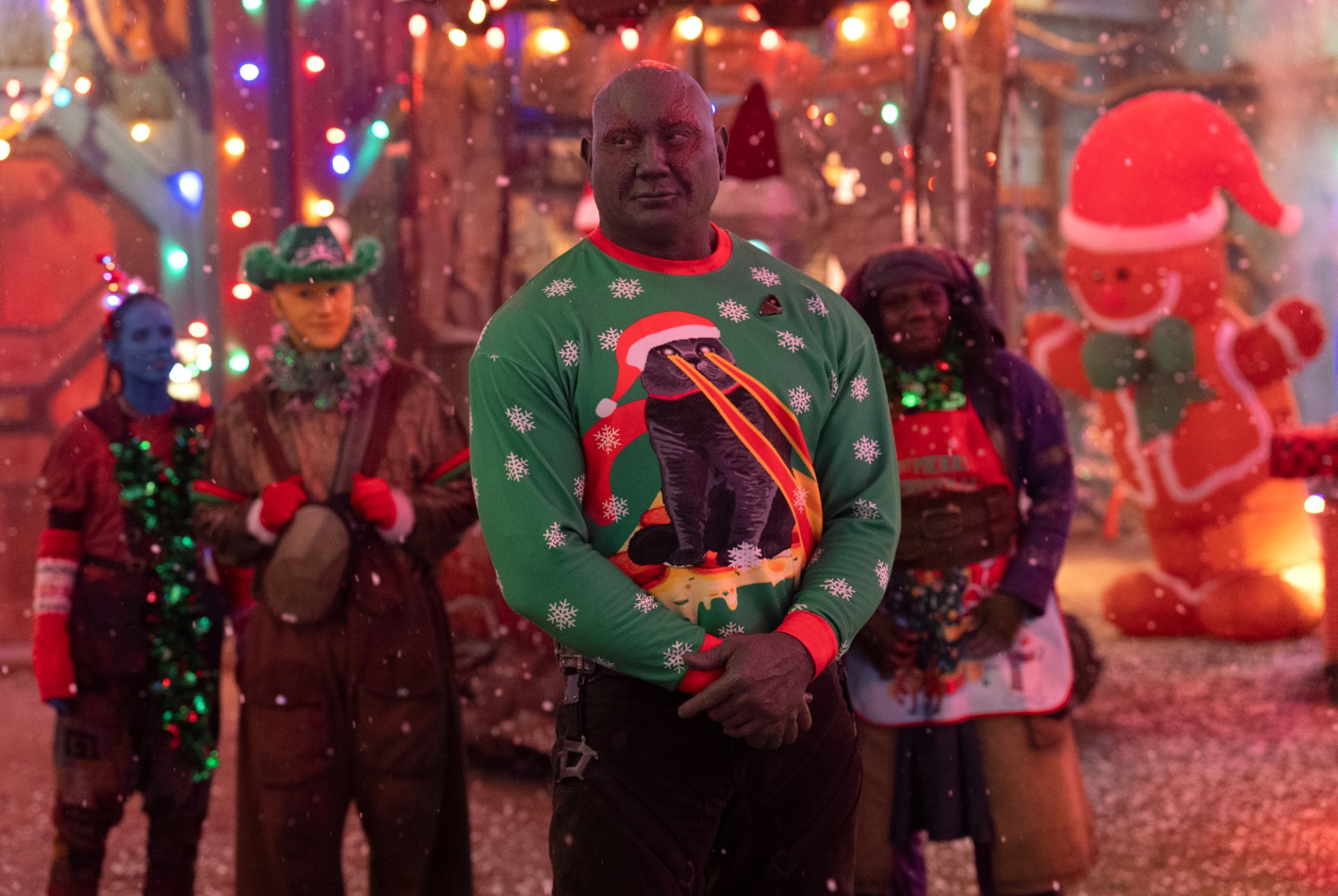 Download Drax The Destroyer Dave Bautista TV Show The Guardians Of The Galaxy Holiday Special HD Wallpaper