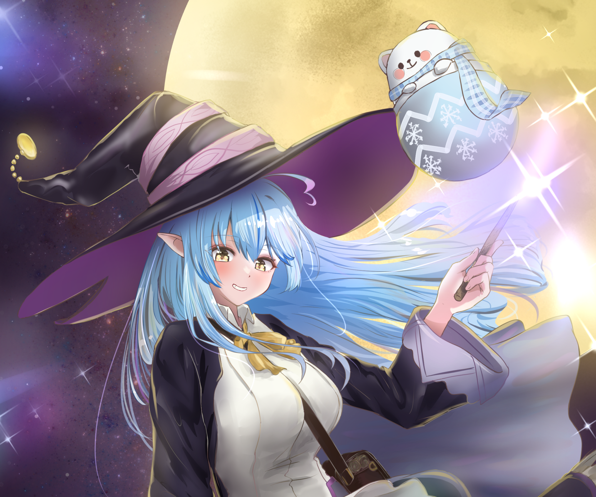 Download Hololive Yukihana Lamy Anime Virtual Youtuber HD Wallpaper by tatataecho