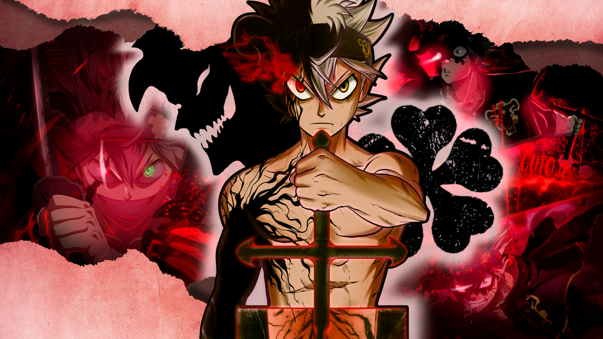 Download Asta, the affable protagonist of Black Clover Wallpaper